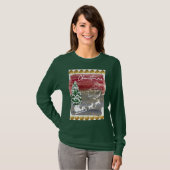 Vintage Christmas trees T-Shirt (Vorne ganz)