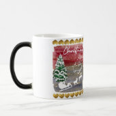 Vintage Christmas trees Verwandlungstasse (Links)