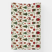 Vintage Christmas Vinyl Banner (Vertikal)