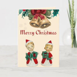 Vintage Christmas Weihnachten Angel Gruß