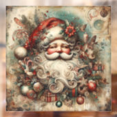 Vintage Christmas Window Cling Fensteraufkleber (Blatt 2)