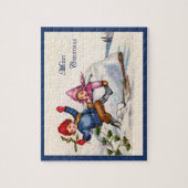 Vintage Christmas Wish Puzzle (Vertikal)