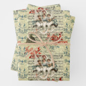 VINTAGE CHRISTMAS WRAPPING PAPIER (Beispiel)