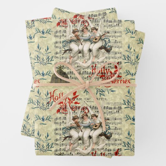 VINTAGE CHRISTMAS WRAPPING PAPIER (Beispiel)