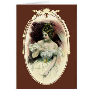 Vintage Christy Girl, Bridal-Portrait der Antike