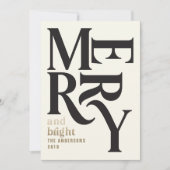 Vintage Chritsmas Ankündigung (Vorderseite)