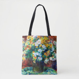 Vintage Chrysanthemen von Pierre-Auguste Renoir Tasche