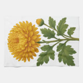 Vintage Chrysanthemum Geschirrtuch (Horizontal)