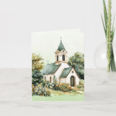 Vintage Church Bible Verse Sage (Vorderseite)