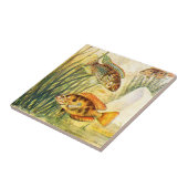 Vintage Cichlid-Fische Fliese (Seite)