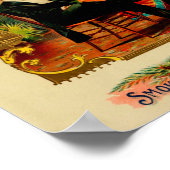 Vintage Cigar Box Label Poster (Ecke)