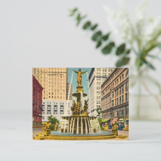 Vintage Cincinnati Postkarte (Stehend Vorderseite)