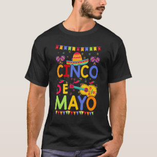 Vintage-Cinco-De-Mayo-Mexiko-Gitarre T-Shirt