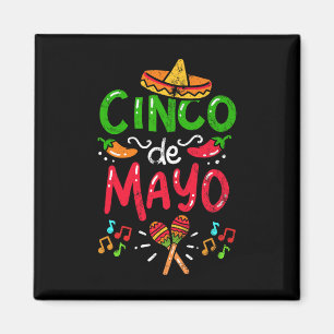 Vintage Cinco De Mayo Mexiko Magnet