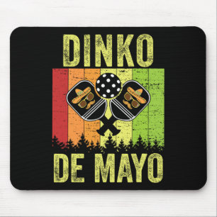 Vintage Cinco De Mayo Pickleball Dinking Dinko De Mousepad