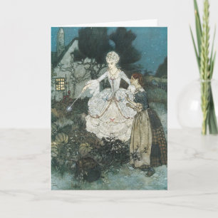 Vintage Cinderella Fairy Godmother von Edmund Dula Karte