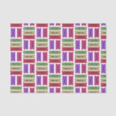 Vintage Cinema & Theatre Ticket Stubs Pattern Seidenpapier (Vorderseite)