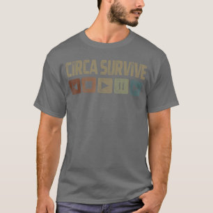 Vintage Circas Survive Retro Kassetten Rock 2010er T-Shirt