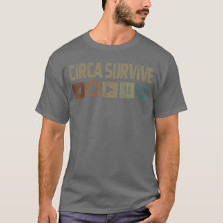 Vintage Circas Survive Retro Kassetten Rock 2010er T-Shirt