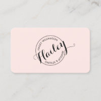 Vintage Circle Briefmarke Logo-Makeup-Künstler ros