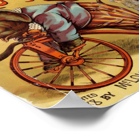 Vintage Circus Ad Poster (Ecke)