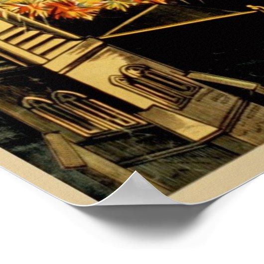 Vintage Circus Ad Poster (Ecke)