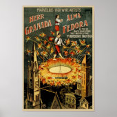 Vintage Circus Ad Poster (Vorne)