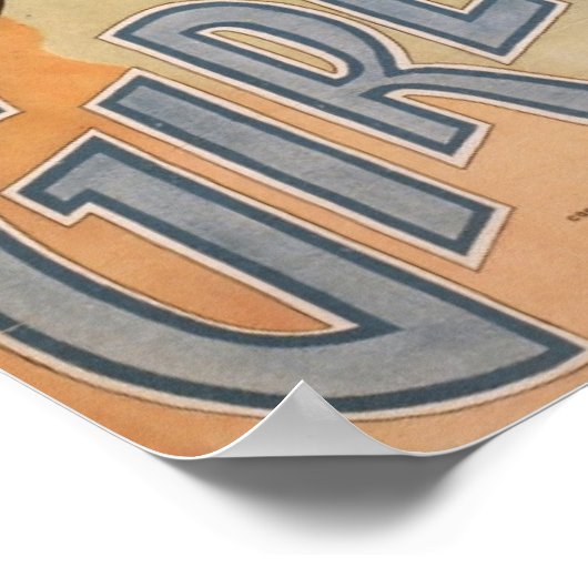 Vintage Circus Ad Poster (Ecke)