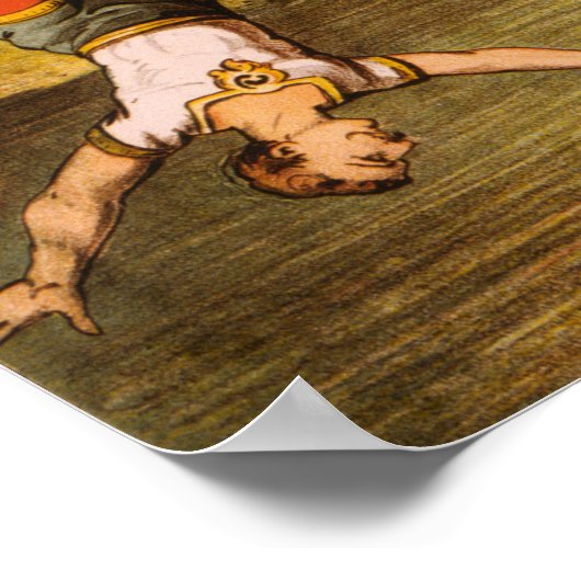 Vintage Circus Ad Poster (Ecke)