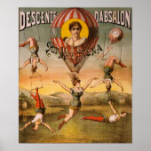 Vintage Circus Ad Poster (Vorne)