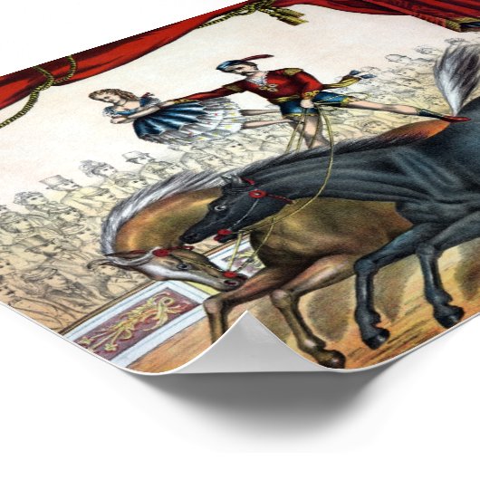 Vintage Circus Ad Poster (Ecke)