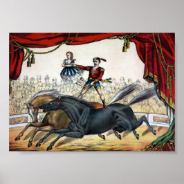 Vintage Circus Ad Poster