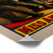 Vintage Circus Ad Poster (Ecke)