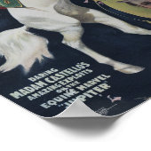 Vintage Circus Ad Poster (Ecke)