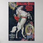 Vintage Circus Ad Poster (Vorne)
