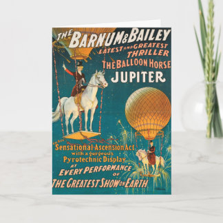 Vintage : circus Barnum & Bailey - Karte
