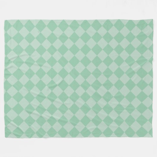 Vintage Circus Diamond Fleecedecke (Vorderseite (Horizontal))