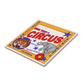 Vintage Circus Fliese (Seite)