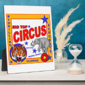 Vintage Circus Fotoplatte (Seite)