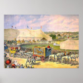Vintage Circus Grounds Poster (Vorne)