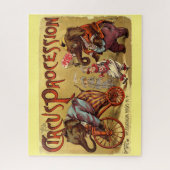 Vintage Circus Illustration Alte Antike Kunst, Dic Puzzle (Vertikal)