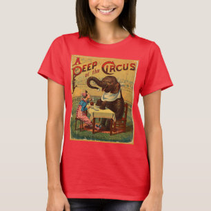 Vintage Circus Illustration Alte Antike Kunst, Dic T-Shirt