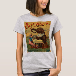 Vintage Circus Illustration Alte Antike Kunst, Dic T-Shirt