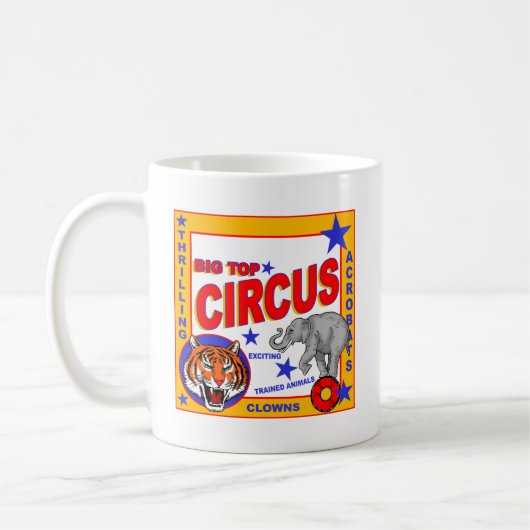 Vintage Circus Kaffeetasse (Links)
