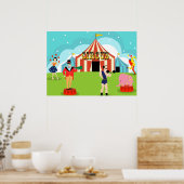 Vintage Circus Poster (Küche)