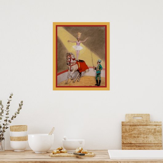 Vintage Circus Poster (Küche)