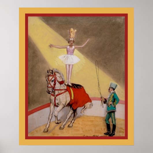 Vintage Circus Poster (Vorne)