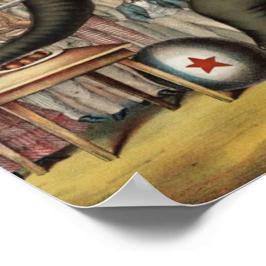 Vintage Circus Poster (Ecke)