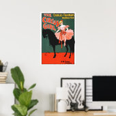 Vintage circus retro classic entertainment poster (Heimbüro)