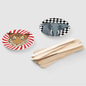 Vintage Circus Tiger- und Elefantenlüfter Fächer (Non-assembled)